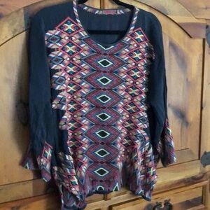 Johnny Was Embroidered top